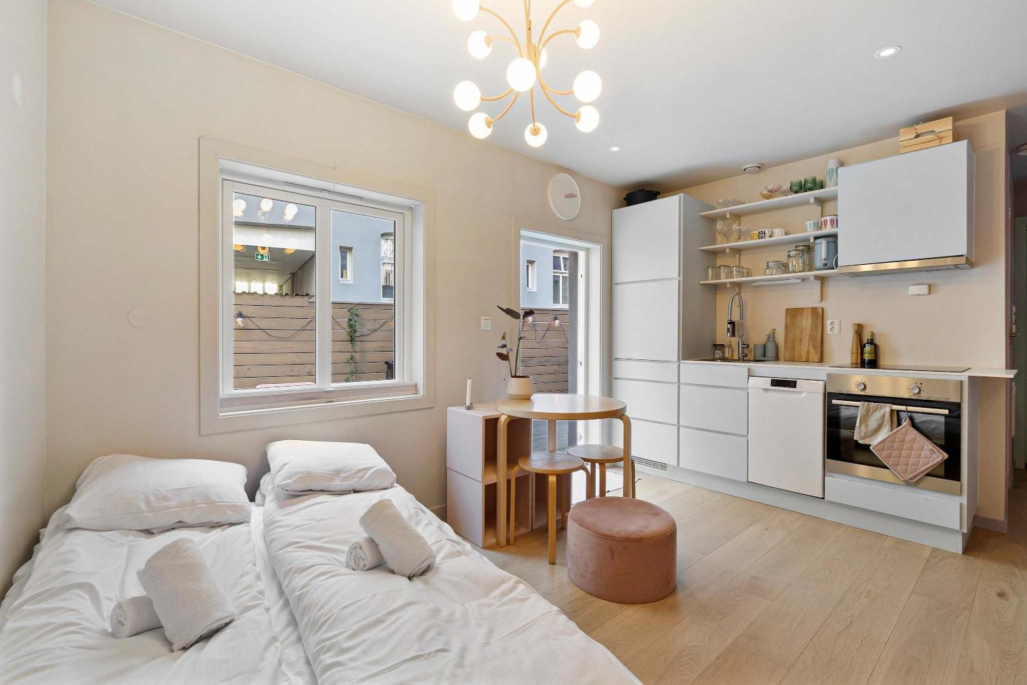Appartement Dinbnb L 1 Min To Mathallen I Backyard I 24l7 Check-in